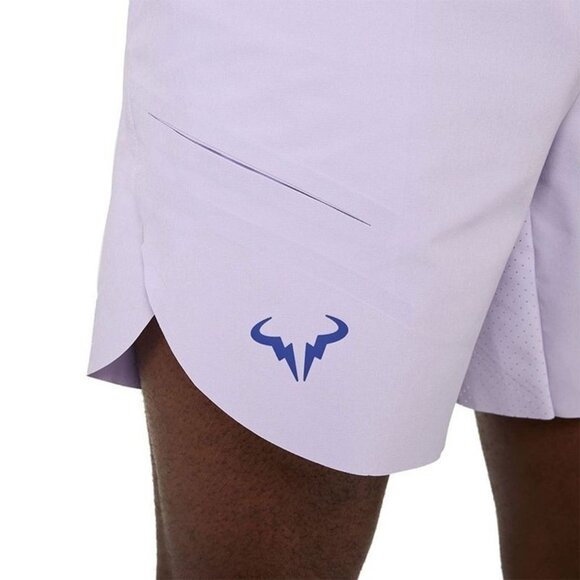 Nike Dri-Fit Rafa ADV 7" Tennis Shorts Size Large Men Light Violet DV2881-515 - Picture 3 of 5